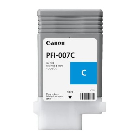 TANQUE DE TINTA CANON PFI-007C AZUL 90ML 2144C001AA