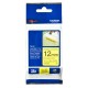 CINTA BROTHER TZES631 NEGRO SOBRE AMARILLO 12MM X 8M