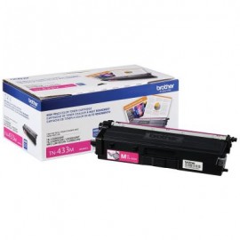 TONER BROTHER TN-433M ALTO RENDIMIENTO MAGENTA, 4000 PÁGINAS