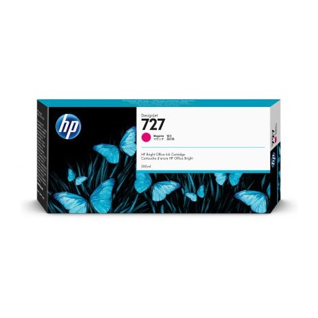 CARTUCHO HP 727 MAGENTA 300ML P/T2530 F9J77A