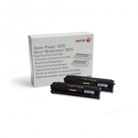 PAQUETE DUAL DE TONER XEROX 106R03048 NEGRO 3000 PAGINAS