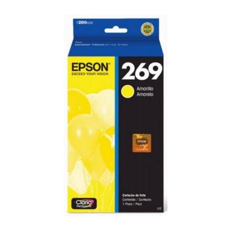 CARTUCHO DE TINTA EPSON 269 AMARILLO. PARA XP702 T269420-AL