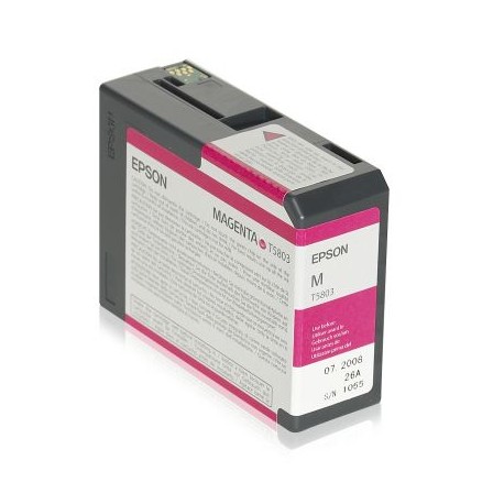 CARTUCHO TINTA EPSON T580 MAGENTA 80ML STYLUSPRO 3800
