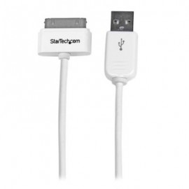 CABLE 1M CONECTOR DOCK30PINES IPOD IPHONE A USB BCO STARTECH USB2ADC1M
