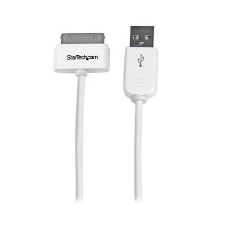 CABLE 1M CONECTOR DOCK30PINES IPOD IPHONE A USB BCO STARTECH USB2ADC1M