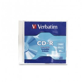 DISCO CD-R VERBATIM CD-R 700 MB 52X 80 MIN 94776 1PZA