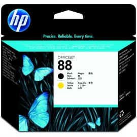 CABEZAL HP 88 NEGRO Y AMARILLO PARA OFFICEJET PRO K550dtn (C9381A)