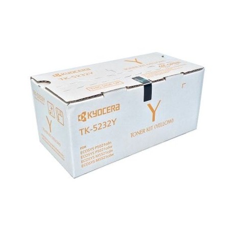 CARTUCHO DE TONER KYOCERA COLOR AMARILLO 2200 PAGINAS (1T02R9AUS0)