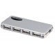 CONCENTRADOR HUB MANHATTAN USB V2.0  4 PTOS MINI CON FUENTE 160612