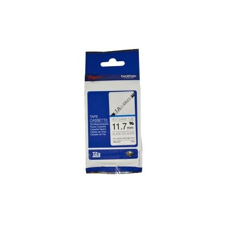 CINTA TUBO TERMO RETRACTIL BROTHER HSE-231 NEGRO SOBRE BLANCO