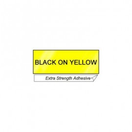 CINTA BROTHER TZES661 NEGRO SOBRE AMARILLO 36MM X 8M
