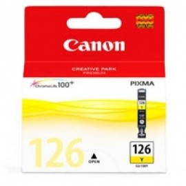 CARTUCHO DE TINTA CANON CLI-126 AMARILLO PARA IP4910 4564B001A 15DGTIA