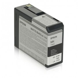 CARTUCHO DE TINTA NEGRO MATE EPSON T580800 STYLUS PRO 3800 80ML