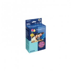 KIT IMPRESION EPSON PICTUREMATE 4 COLORES Y100 HOJAS PAPEL MATE 4X6"