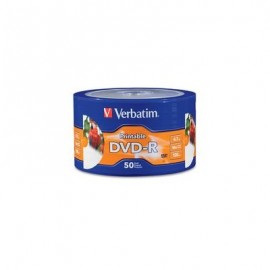 TORRE DE DVD-R VERBATIM 50PZAS 120 MINUTOS 97167
