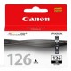 CARTUCHO TINTA CANON CLI-126 NEGRO 9ML 210 PAGINAS