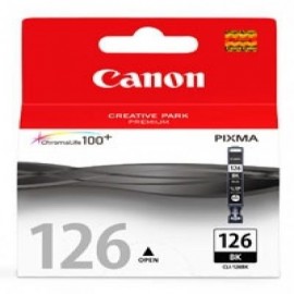 CARTUCHO TINTA CANON CLI-126 NEGRO 9ML 210 PAGINAS