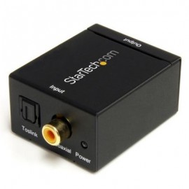 CONVERTIDOR AudioDigital Coaxial SPDIF Toslink RCA  STARTECH SPDIF2AA