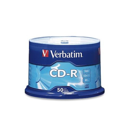 TORRE CD-R VIRGEN VERBATIM 80MIN 700MB C/50PZ 97969