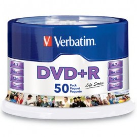 TORRE DVD VERBATIM 97174 +R 16X 120MIN 4.7GB C/50