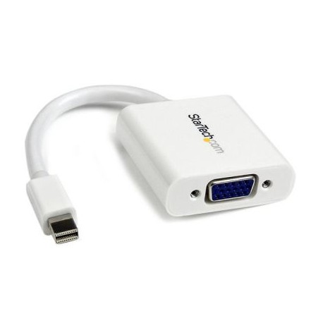ADAPTADOR CONVERT VIDEO  MINI DISPLAYPORT A VGA BCO STARTECH MDP2VGAW