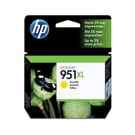 CARTUCHO HP 951XL AMARILLO OFFICEJET PARA 8600/K8600/8600+/8100(CN048A
