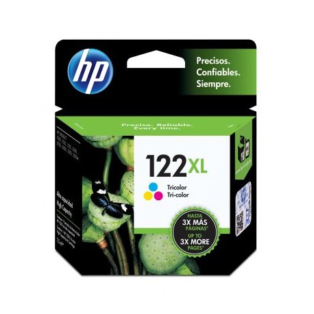 CARTUCHO HP 122XL TRICOLOR P/DESKJET 1000/2000/3050 (CH564HL)