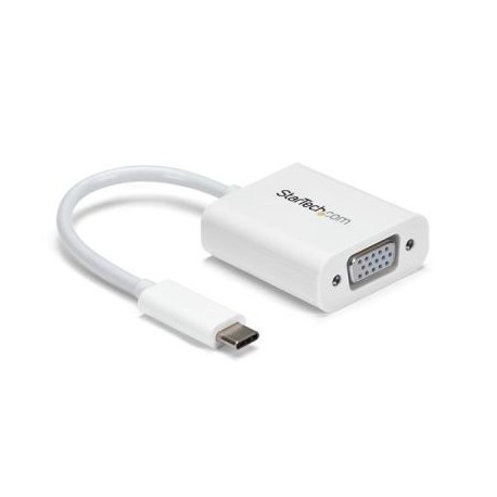 ADAPTADOR USB-C A VGA BLANCO STARTECH CDP2VGAW