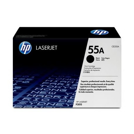 TONER HP CE255A NEGRO PARA LASERJET 3015DN