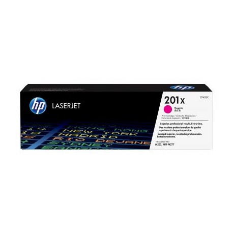 TONER HP 201X MAGENTA ALTO RENDIMIENTO LASERJET M252/MFPM277 (CF403X)
