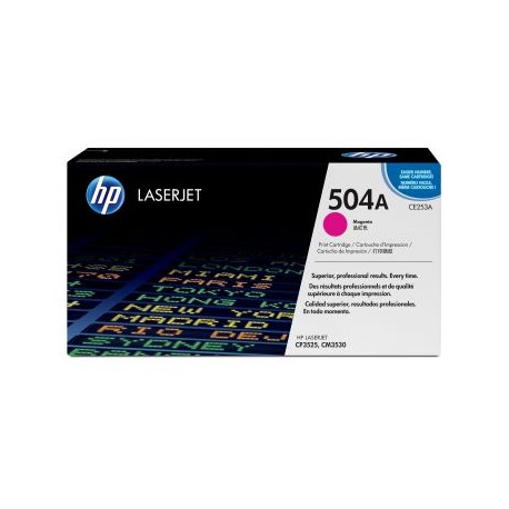 TONER HP 504A MAGENTA LASERJET CP3525-CM3530 (CE253A)