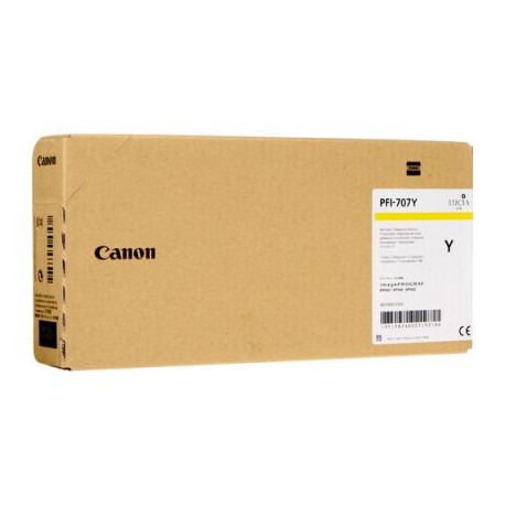 TANQUE DE TINTA CANON PFI-707 AMARILLO 700ML 9824B001AA