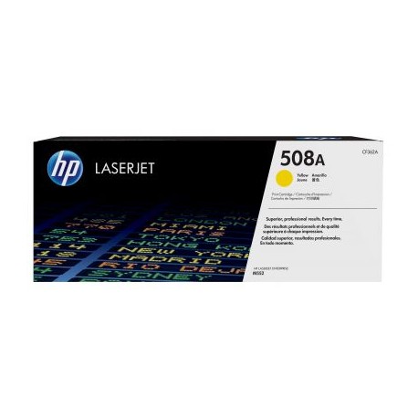 TONER HP 508A AMARILLO LASERJET PARA M552 (CF362A)