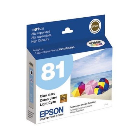 CARTUCHO EPSON T081520 LIGHT CIAN PARA 1410/ 1430W