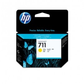 CARTUCHO HP 711 AMARILLO OFICEJET PARA P/T120/T520 (CZ132A)