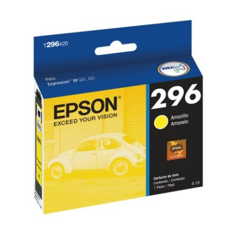 CARTUCHO EPSON T296420 AMARILLO PARA XP-231 / XP-431