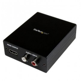 Convertidor VGA Video  Componentes a HDMI con Audio  STARTECH VGA2HD2
