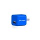 CARGADOR PARA PARED VORAGO AU-105 CON 1 PUERTO USB AZUL