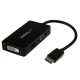 Adaptador Convertidor  DisplayPort a VGA DVI HDMI  STARTECH DP2VGDVHD