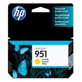 CARTUCHO HP 951 AMARILLO Pro 251dw/276dw/8600/N811a(d) (CN052AL)