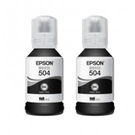 KIT BOTELLAS DE TINTA EPSON T504 2 NEGRO