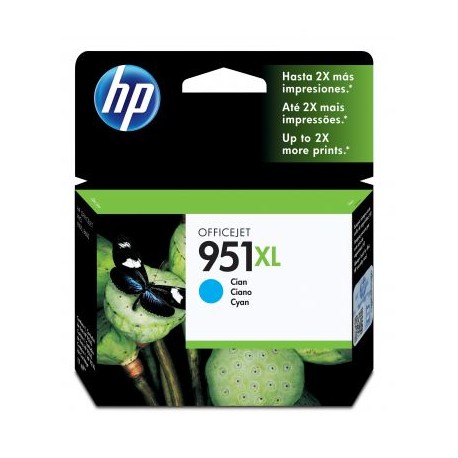 CARTUCHO HP 951XL CYAN OFFICEJET PARA 8600/K8600/8600+/8100 (CN046AL)