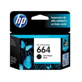 CARTUCHO HP 664 NEGRO PARA 1115 / 2135 (F6V29AL)