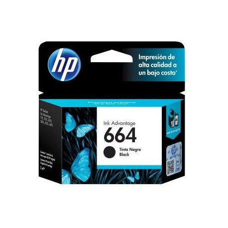 CARTUCHO HP 664 NEGRO PARA 1115 / 2135 (F6V29AL)