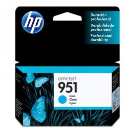 CARTUCHO HP 951 CYAN OFFICEJET PARA 8600/K8600/8600+/8100 (CN050AL)