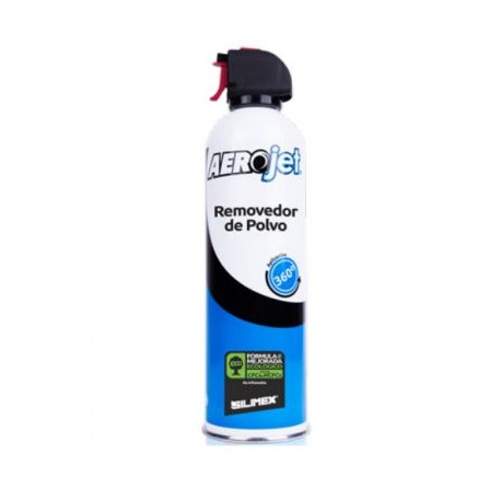 AIRE COMPRIMIDO SILIMEX AEROJET PARA REMOVER POLVO 440ML AZUL