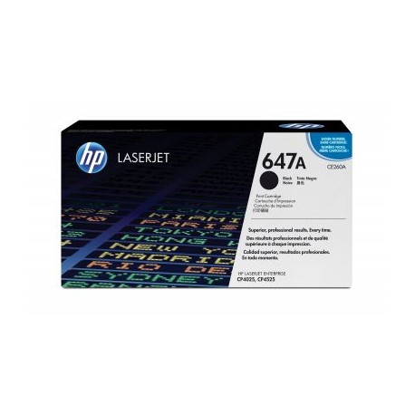 TONER 647A NEGRO PARA CM4540FMFP/CP4525DN (CE260A)