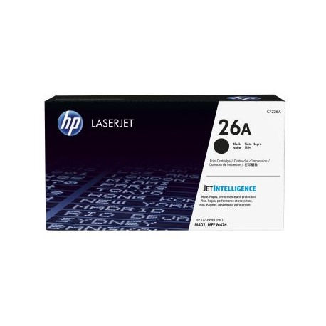 TONER HP 26A NEGRO PARA LASERJET PRO M402/M426 (CF226A)