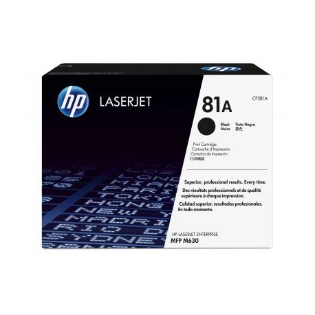 TONER HP 81A NEGRO LASERJET-MFP M630 (CF281A)