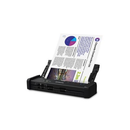 SCANNER EPSON DS-320, 600 X 600 DPI, ESCÁNER COLOR, USB 3.0, NEGRO